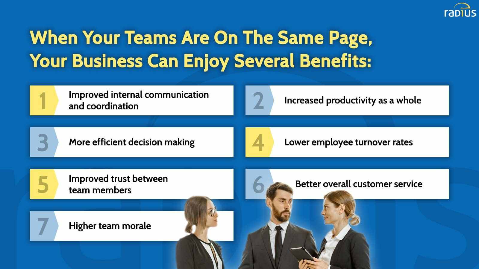 seven benefits of aligned team