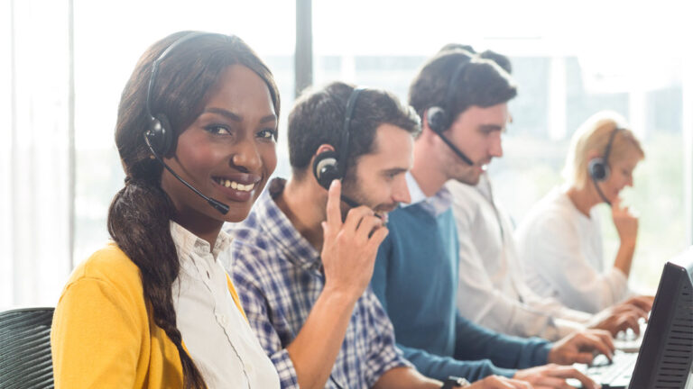 outsourced customer service team