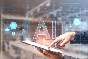 ai payment recovering, user using tablet